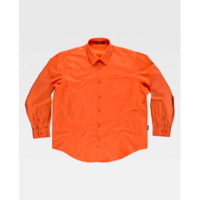 Camisa bolsillo Workteam B800 Naranja