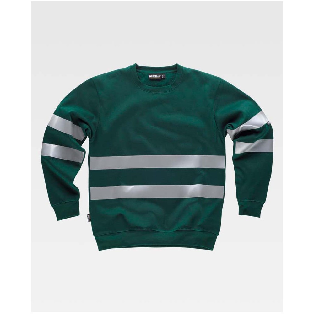 Sudadera de alta visibilidad con cintas reflectantes