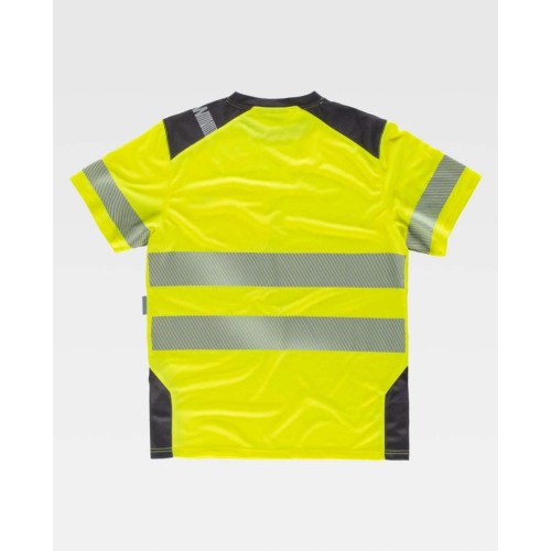 Camiseta alta visibilidad Workteam C9241 Amarillo a.v