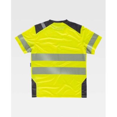 Camiseta alta visibilidad Workteam C9241 Amarillo a.v