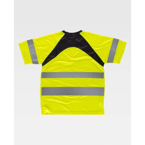 Camiseta alta visibilidad Workteam C2941 Amarillo a.v