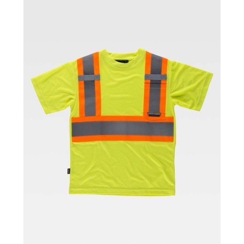Camiseta alta visilidad Workteam C3645 Amarillo a.v