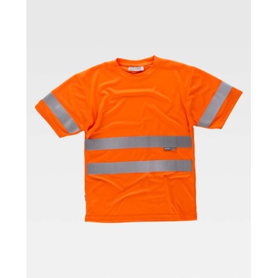 Camiseta Workteam C3945 Naranja a.v